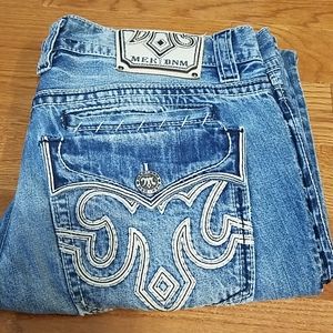MEK Denim Mens Steinbach Boot Jeans Size 34